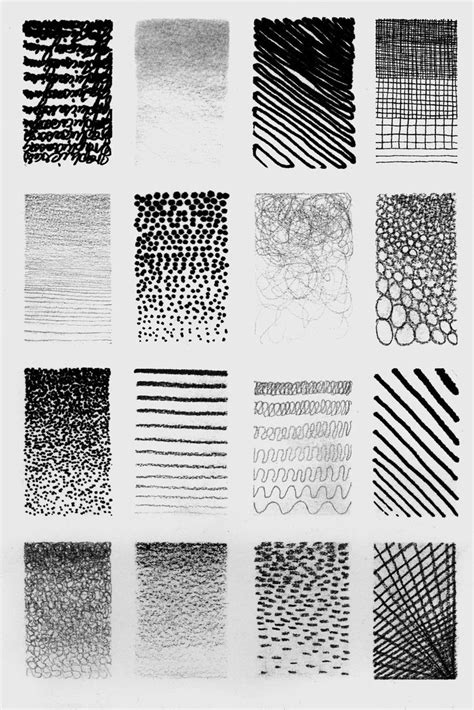 Image Result For Drawing Techniques Worksheet Pattern In 201 Ink