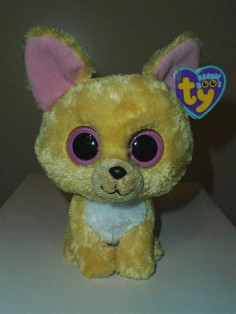 Ty Nacho Beanie Boo Boos The Mexican Chihuahua Dog 6 With Hang Tag