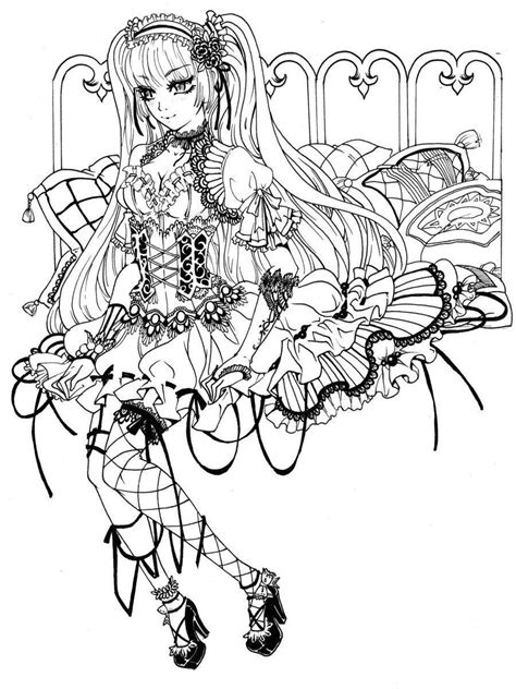 Printable Gothic Coloring Pages