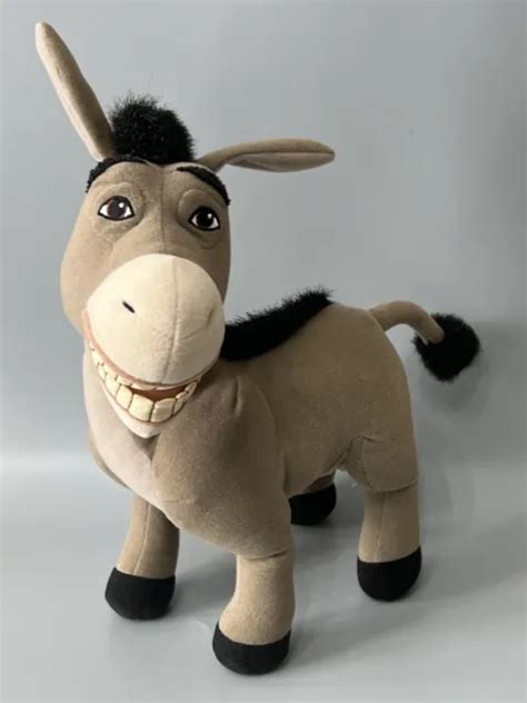 HASBRO DREAMWORKS SHREK 2 Talking Donkey 12 Plush Soft Toy 2003 Rare