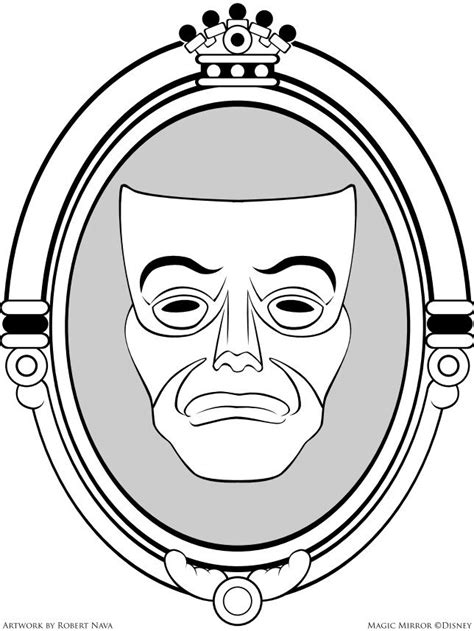 Jpg use the download button to find out the full image of hand mirror coloring page download, and download it in your computer. Magic Mirror Coloring Page | Snow white magic mirror, Snow ...