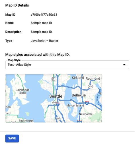 Associate Map Id With Map Style 