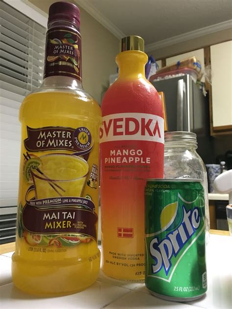 Mai Manapple 1 Shot Mango Pineapple Svedka 2 Shots Mai Tai Mixer 1