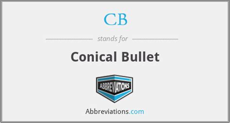 What Is The Abbreviation For Conical Bullet