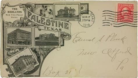 Edward S Plank Signed Envelope