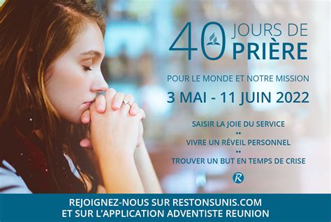 40 Jours De Prière Introduction Restons Unis