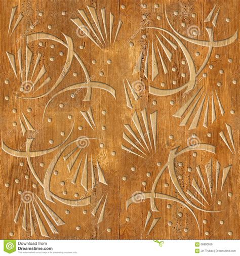 Abstract Decorative Wallpaper Wood Texture Seamless