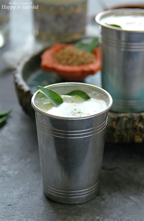 spiced buttermilk drink sambhaaram majjige chaas