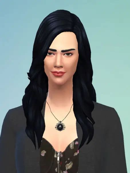 Birksches Sims Blog Long And Wavy Hair Sims 4 Hairs