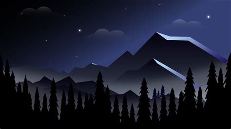 Mountains In The Dark 3840x2160 From Rstunningbackdrops Rwallpaper