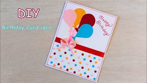 Handmade greeting for the teenagers. DIY Beautiful Handmade Birthday Card..| Quick Birthday ...