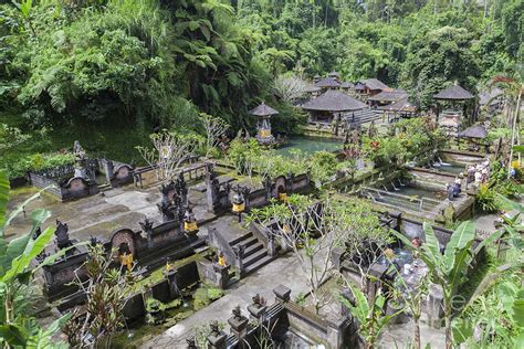 The Holy Springs At Pura Gunung Kawi Sebatu Temple In Bali Photograph By Roberto Morgenthaler