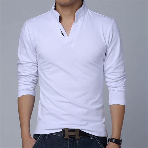 Get info of suppliers, manufacturers, exporters, traders of collar t shirt for buying in india. Long Sleeve T Shirt with Stand Up Collar | Top Tier Style