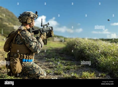 Us Marine Corps Lance Cpl Cameron Touchstone An Infantryman With 3d