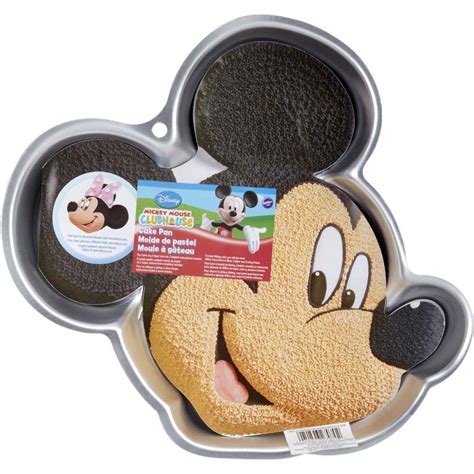 Wilton Disney Mickey Mouse Aluminum Cake Pan With Decorating Instructions 70896270702 Ebay