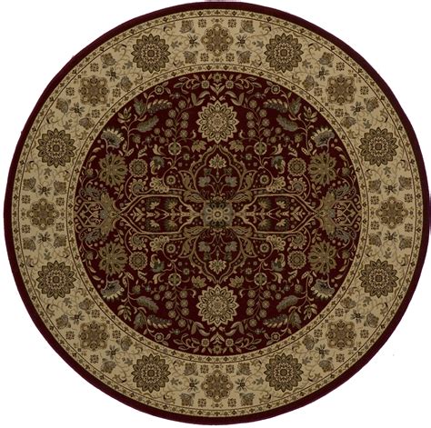 Customers who viewed this rug also viewed. Power-loomed Kerman Red Round Rug (7'10 x 7'10 ...