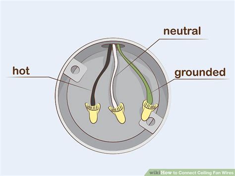 How To Connect Ceiling Fan Wires With Pictures Wikihow