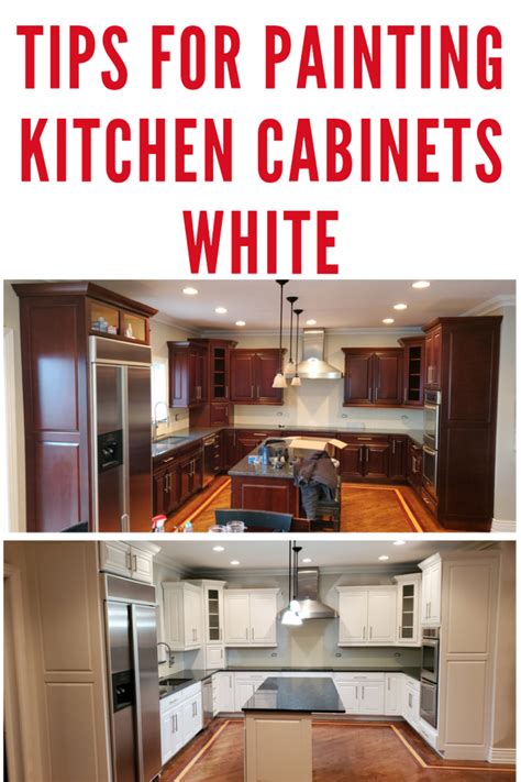 How To Paint White Cabinets Look Like Wooden