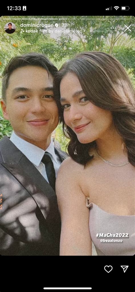 Look Bea Alonzo Posts About Her ‘gwapo Wedding Date Dominic Roque On