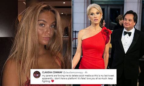 Claudia conway, the daughter of president donald trump's counselor kellyanne conway, has been using social media to show the in addition to calls for justice for breonna via tiktok, claudia has also been active on instagram, where she's posted photos and videos from black lives matter protests. Kellyanne Conway's daughter, Claudia, 15, posts 'last ...