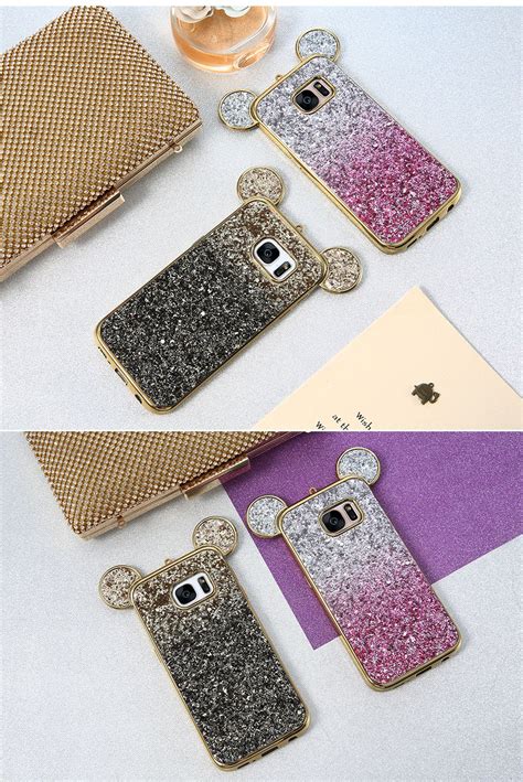 3d Mickey Mouse Phone Cases For Samsung Galaxy S8 S7 Edge S6 Coque
