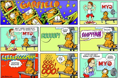 Exercise Wisdom From Garfield Comics Absolute Health