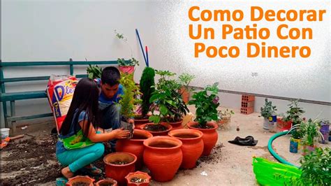 Truco para que el espacio parezca más alto: Como Decorar Un Patio Con Poco Dinero - Parte II - YouTube