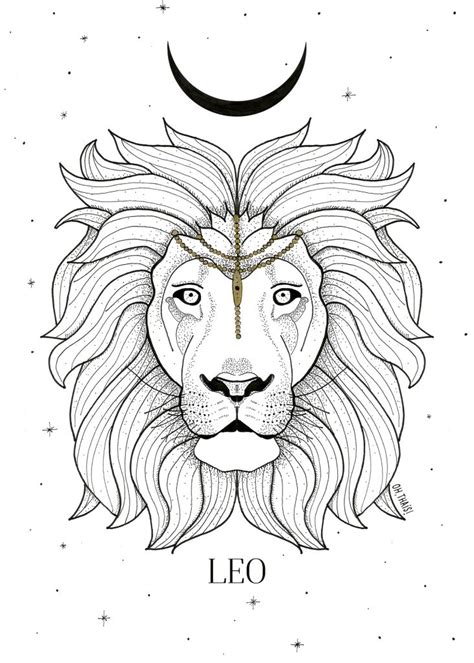 Sun In Leo What Does It Mean Wemystic Zodiac Leo Art Horoscope