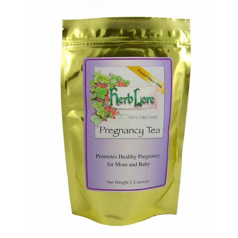 Herb Lore Organic Pregnancy Tea Loose Leaf Servings Caffeine Free Herbal Tea For