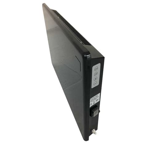 1500w Electric Panel Heater Black Nova Live R 640mm Wide