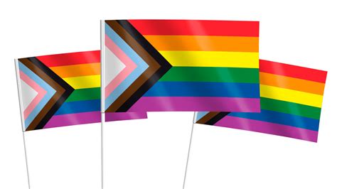 Progress Pride Handwaving Flags Hampshire Flag Company