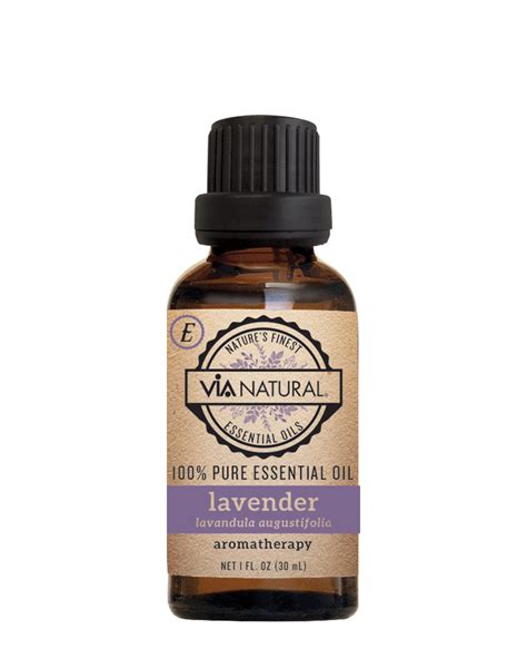 Via Natural 100 Pure Essential Oil Lavender Oil
