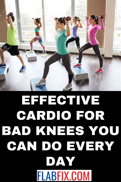 Effective Cardio For Bad Knees You Can Do Every Day Flab Fix