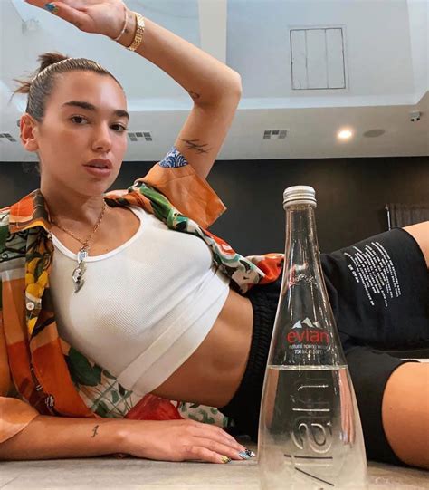 Dua Lipa Shared A Sexy Selfie To Celebrate Her Role As Evians Global