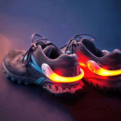 Kewl Gadget Alert Led Light Clips For Running Shoes