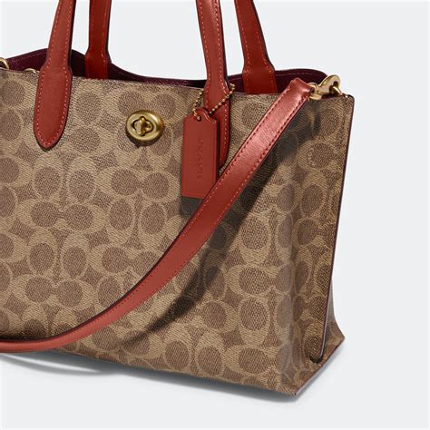 Coach Signature Leather Willow 24 Tote Totes And Shoppers Clothing And Accessories Shop The