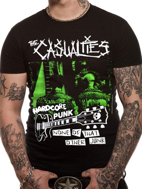 Casualties Hardcore Punk T Shirt Tm Shop
