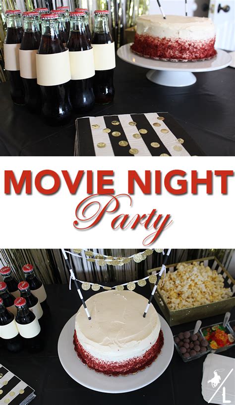 how to throw a movie night party