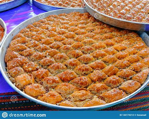 Honey Baklava From Istanbul Stock Photo Image Of Cuisine Exotic