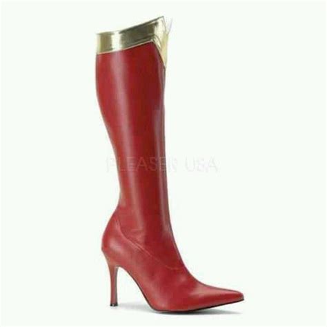 Wonder Woman Red Knee High Boots Boots Girls Boots
