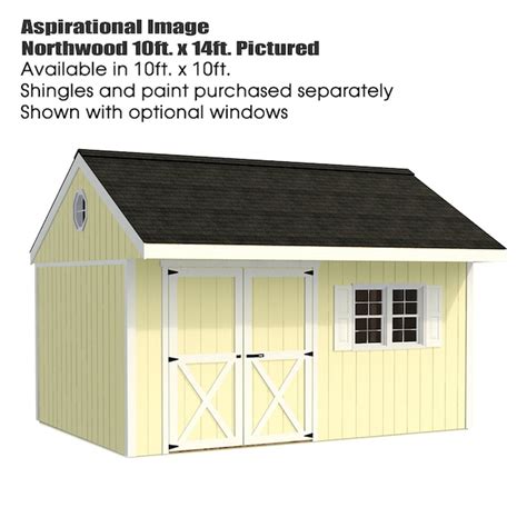 Best Barns Northwood 10 Ft X 14 Ft Wood Storage Shed In The Wood