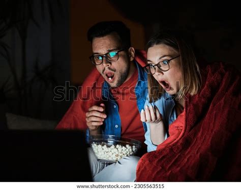 Man Watching Woman Scary Images Stock Photos D Objects
