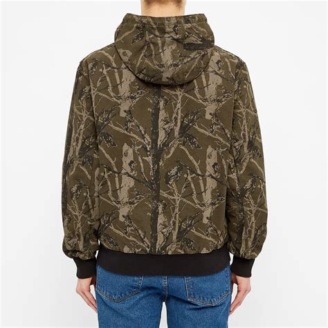 Carhartt Wip Active Jacket Camo Tree And Green End