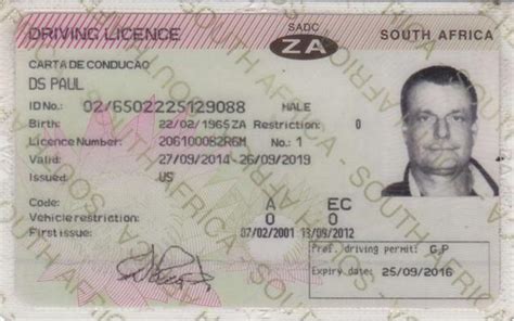 Looking For South African Driver License Fonts Font Identification