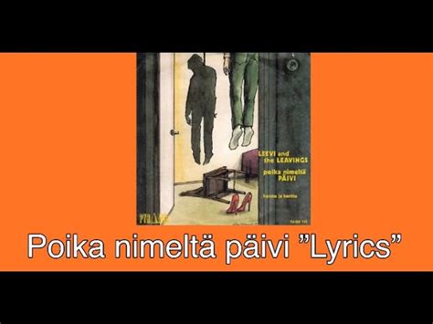 Poika Nimeltä Päivi Lyrics Akkorde Chordify