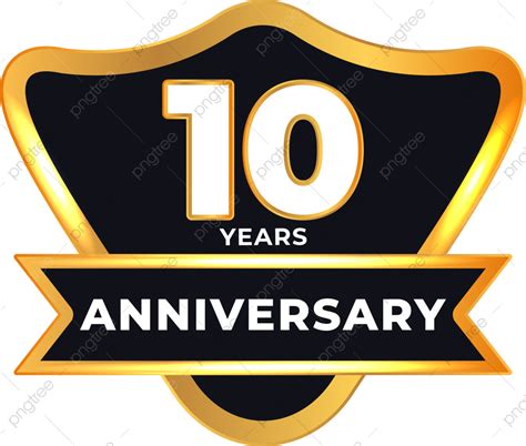 10 Years Anniversary Png Png All Png All