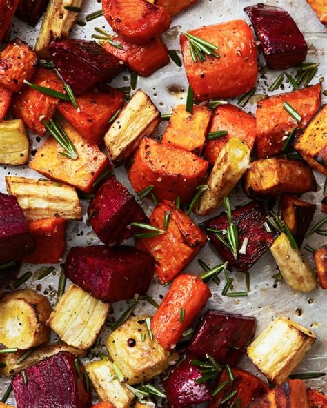 Easy Classic Roasted Root Vegetables Recipe In 2020 Roasted