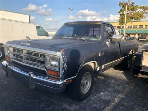 1989 Dodge Ram D250 1st Gen 12v Cummins Diesel Powered Pickup Truck