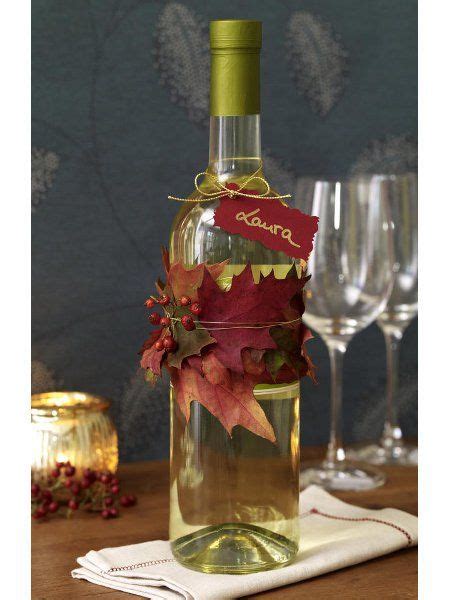 20 festively easy wine bottle crafts for holiday home decorating. Fall Decoration For Wine Bottle As Gift Pictures, Photos ...