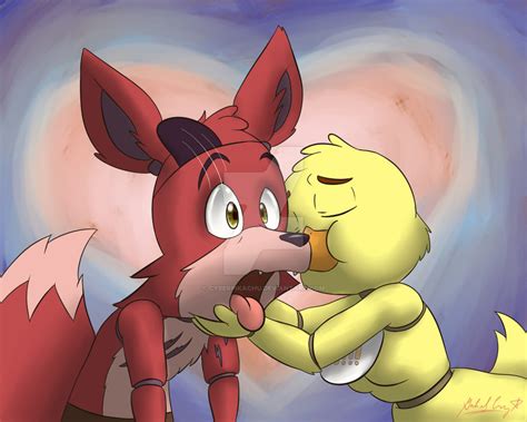 Foxy And Chica Five Nights At Freddys By Cyberpikachu